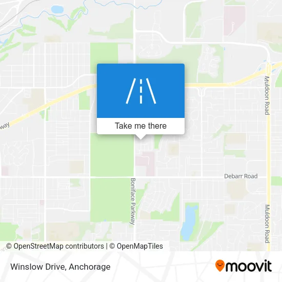 Winslow Drive map