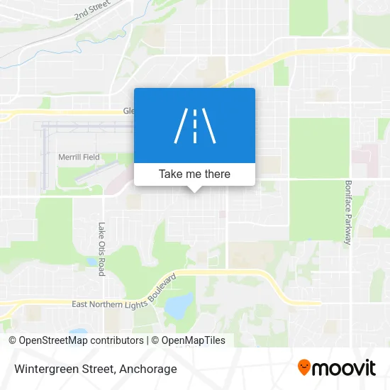 Wintergreen Street map