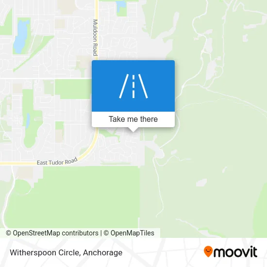 Witherspoon Circle map