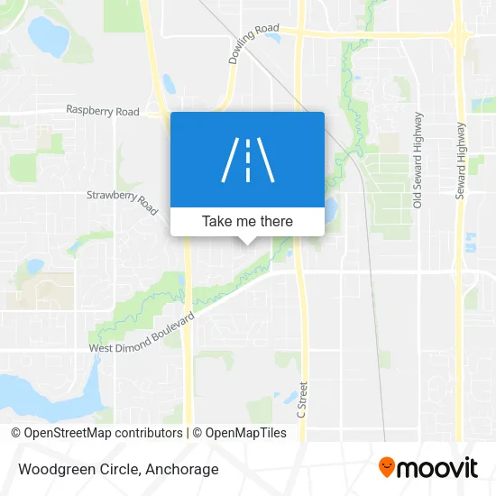 Woodgreen Circle map