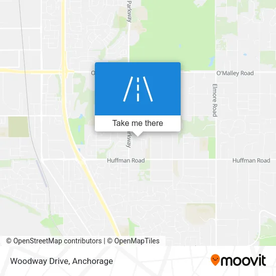 Woodway Drive map
