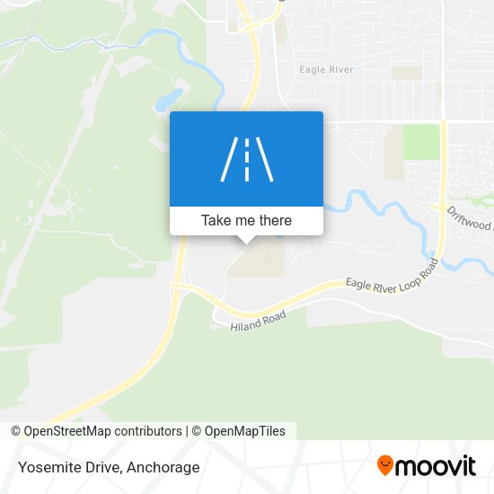 Yosemite Drive map