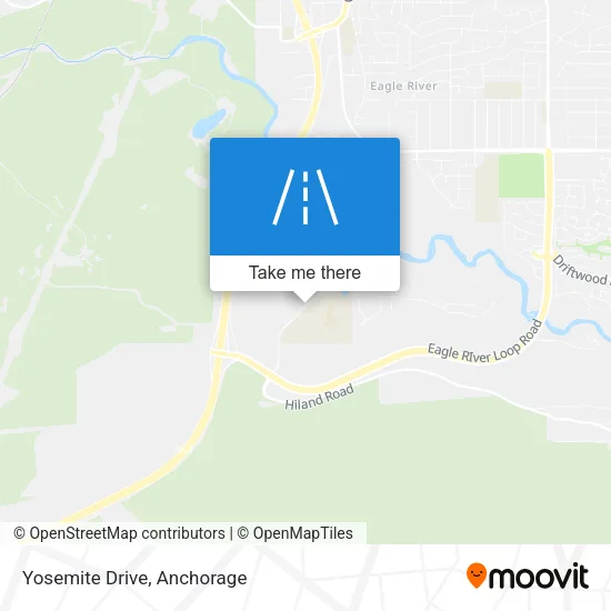 Yosemite Drive map