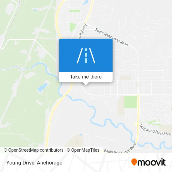 Young Drive map