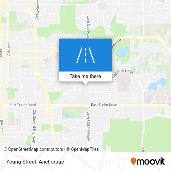 Young Street map