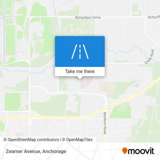 Zeamer Avenue map