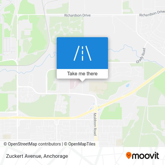 Mapa de Zuckert Avenue