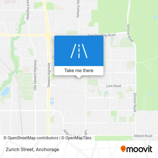 Zurich Street map