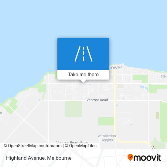 Highland Avenue map