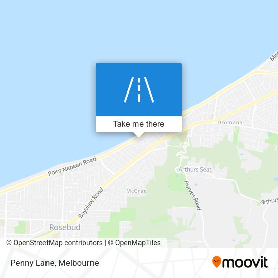 Penny Lane map