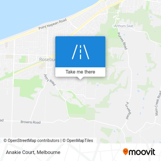 Anakie Court map