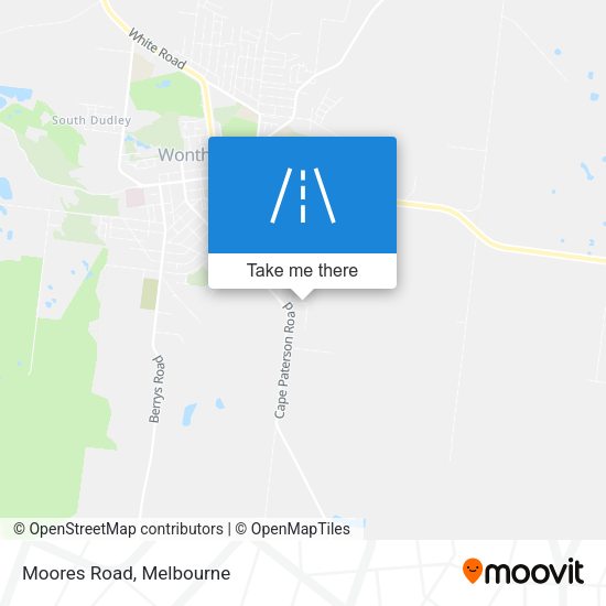 Moores Road map