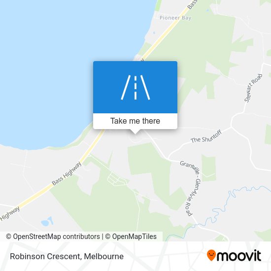 Robinson Crescent map