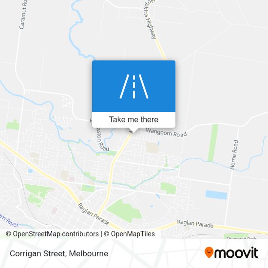 Corrigan Street map