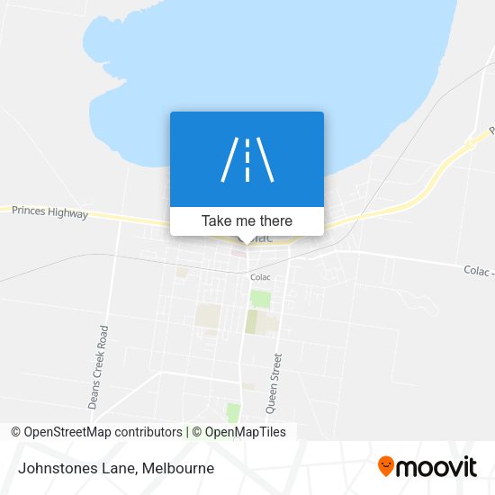 Johnstones Lane map