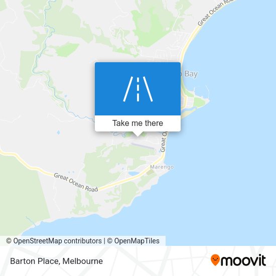 Barton Place map