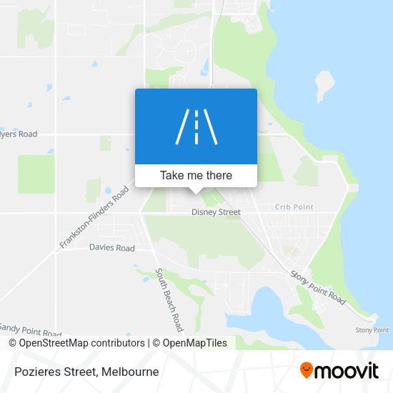 Pozieres Street map