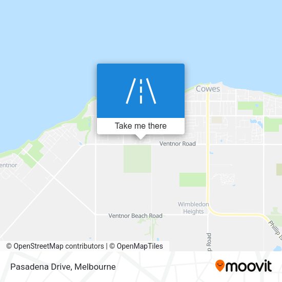 Pasadena Drive map