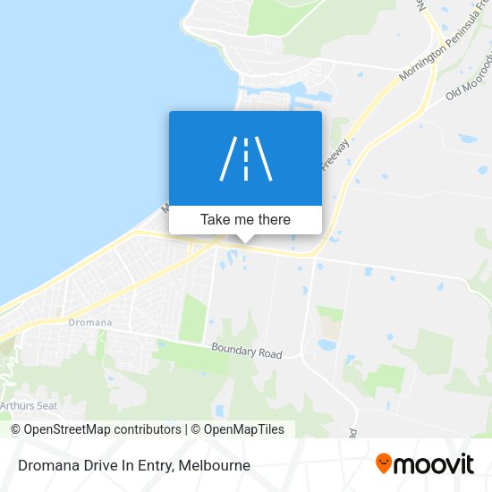Dromana Drive In Entry map