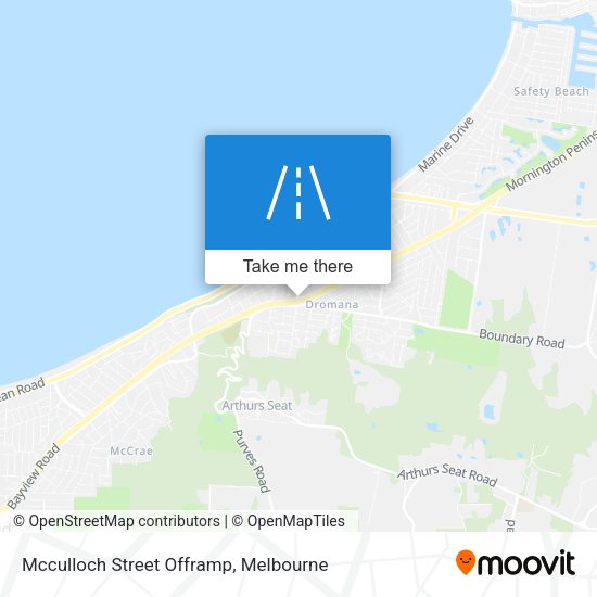 Mcculloch Street Offramp map