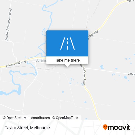 Taylor Street map