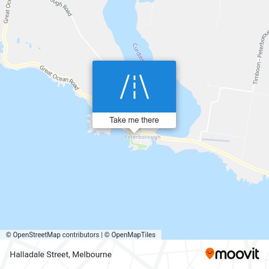 Halladale Street map