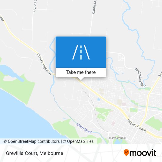 Grevillia Court map