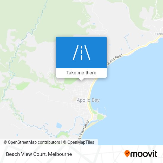 Beach View Court map
