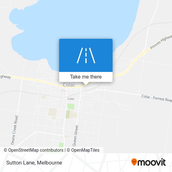 Sutton Lane map