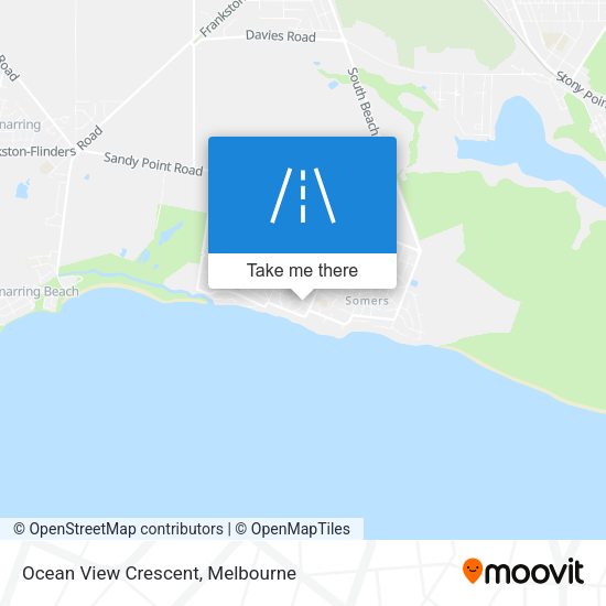Ocean View Crescent map