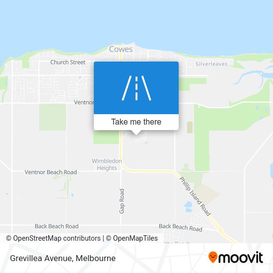 Grevillea Avenue map