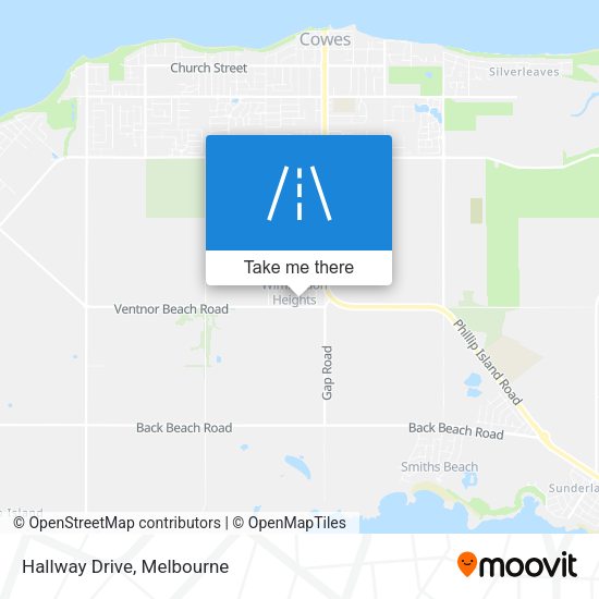 Hallway Drive map