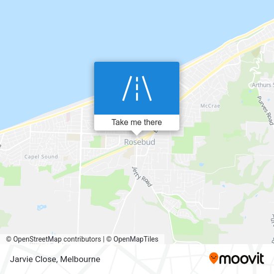 Jarvie Close map