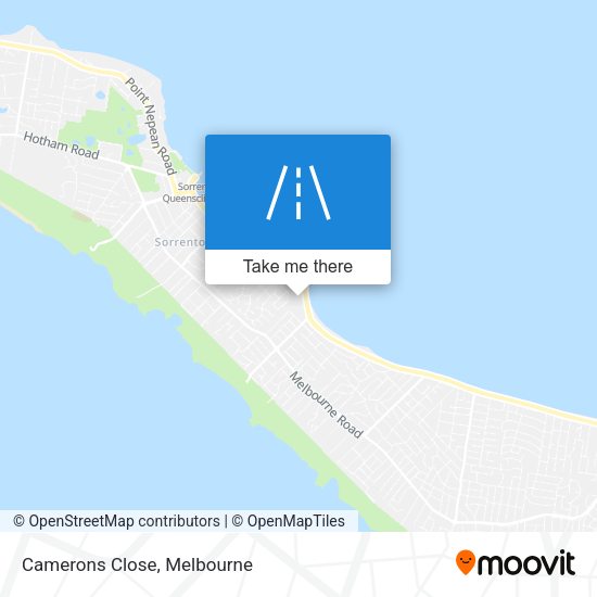 Camerons Close map