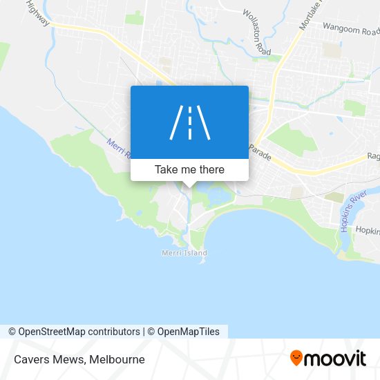 Cavers Mews map