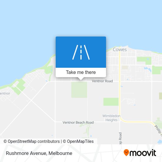 Rushmore Avenue map