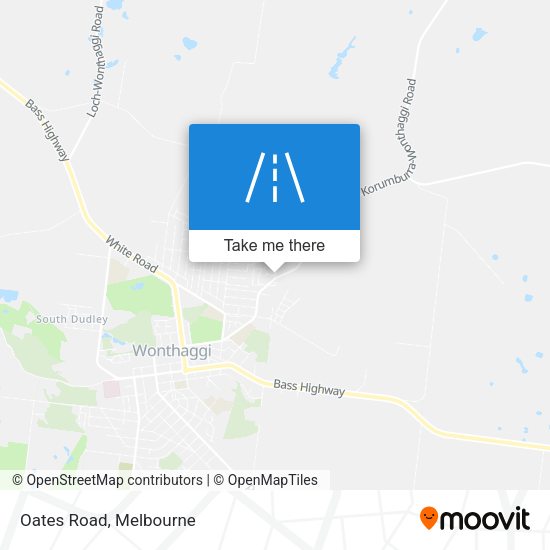 Oates Road map