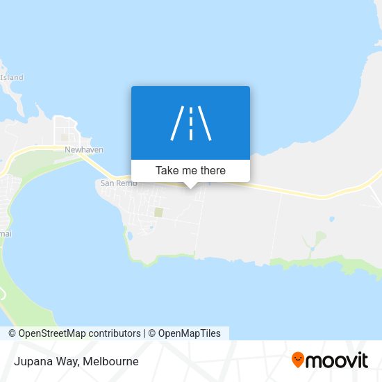 Jupana Way map
