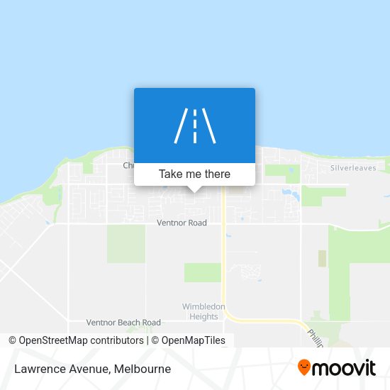 Lawrence Avenue map
