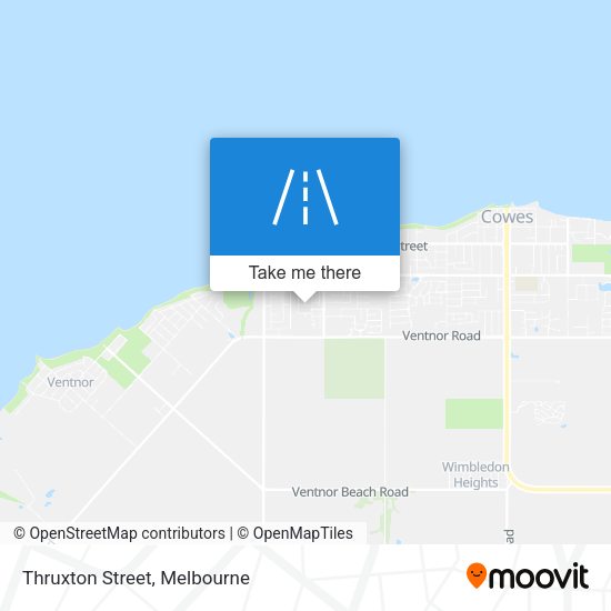 Thruxton Street map