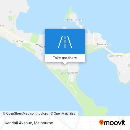 Kendall Avenue map