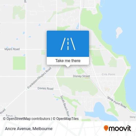 Ancre Avenue map