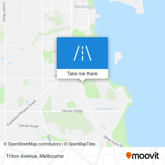 Triton Avenue map