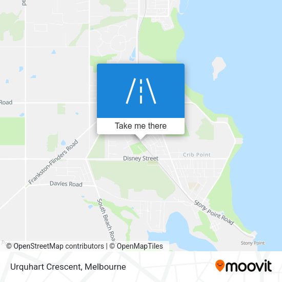 Urquhart Crescent map