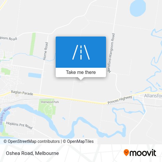 Oshea Road map