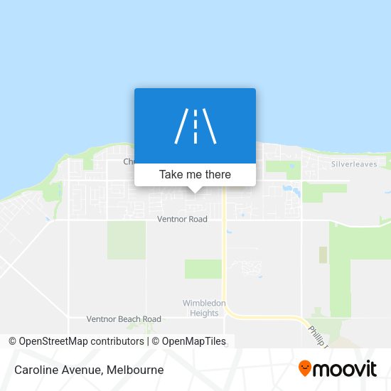 Caroline Avenue map