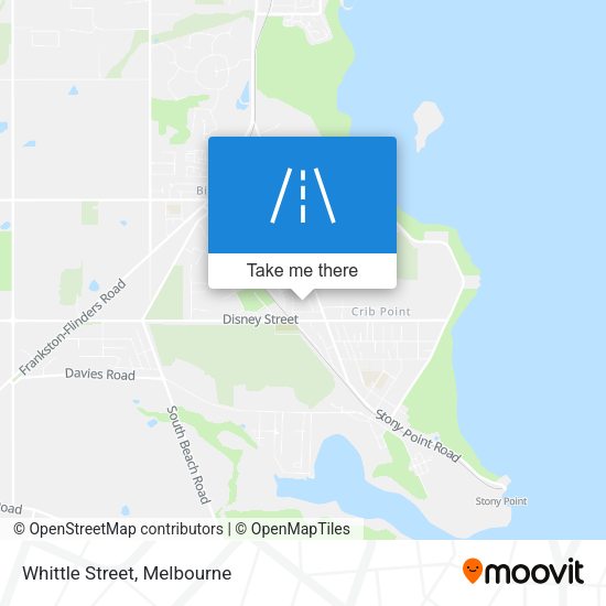 Whittle Street map