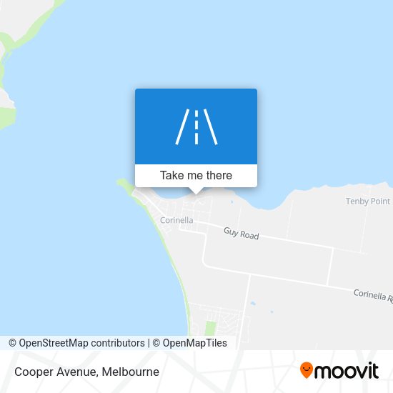 Cooper Avenue map