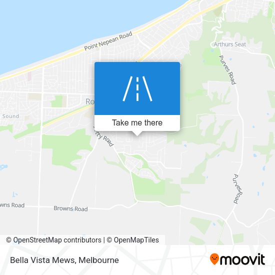 Bella Vista Mews map
