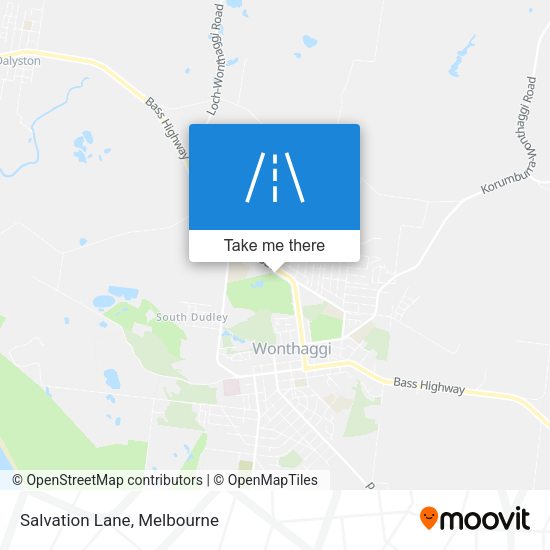 Salvation Lane map
